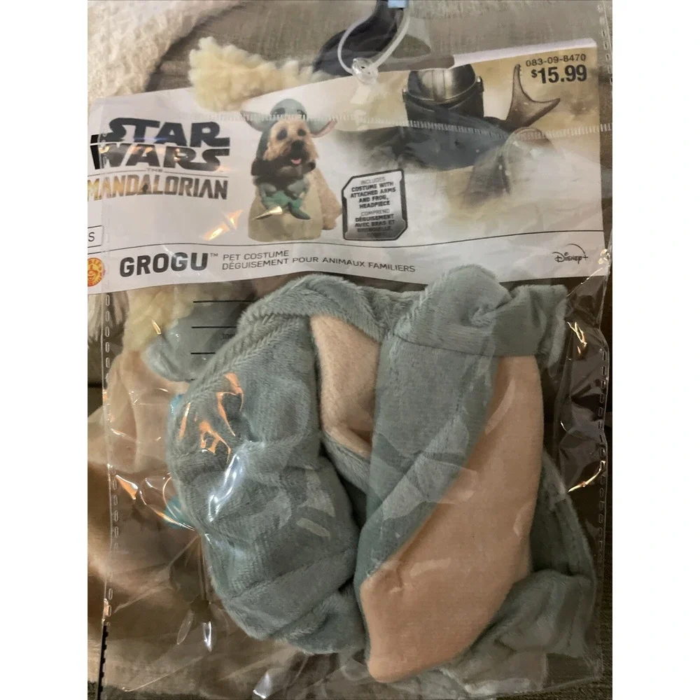 Disney Star Wars Grogu The Child & Frog Dog Pet Costume Small Rubies 8268621846